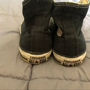 Converse black high top